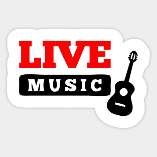 live music Sticker